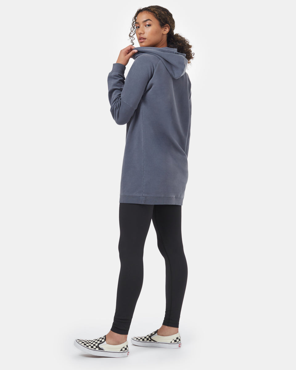 Oversized French Terry Hoodie Dress - Image 3